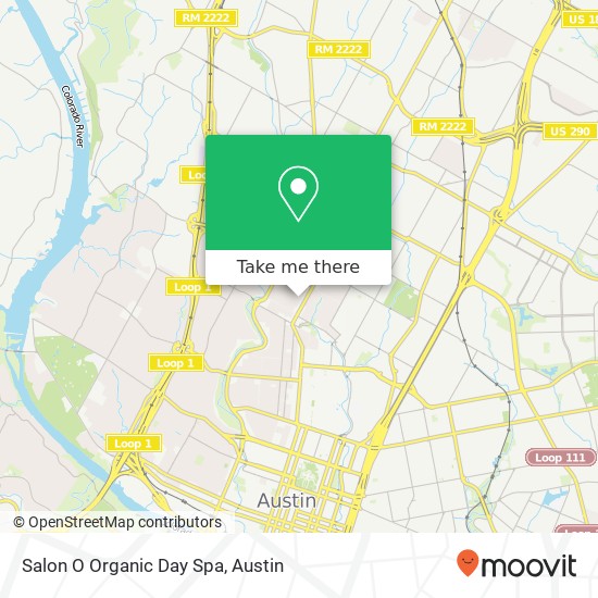 Mapa de Salon O Organic Day Spa