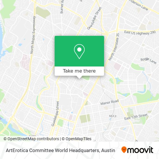 Mapa de ArtErotica Committee World Headquarters