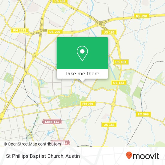 St Phillips Baptist Church map