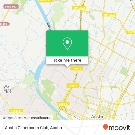 Mapa de Austin Capernaum Club
