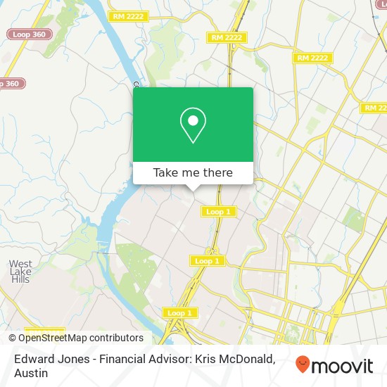 Mapa de Edward Jones - Financial Advisor: Kris McDonald