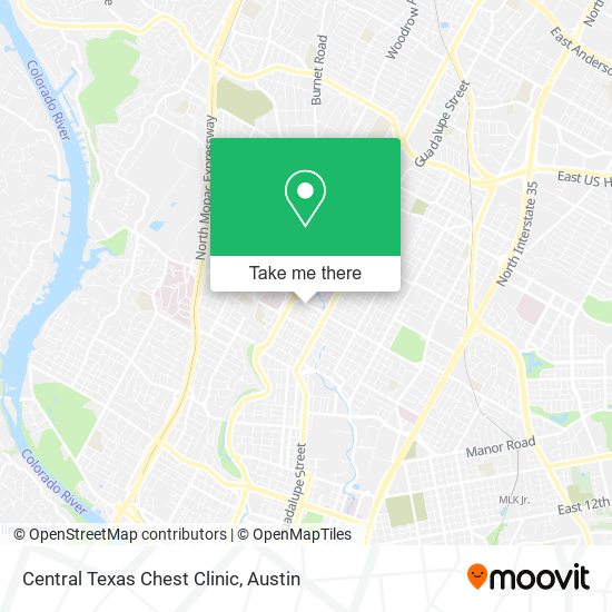 Mapa de Central Texas Chest Clinic