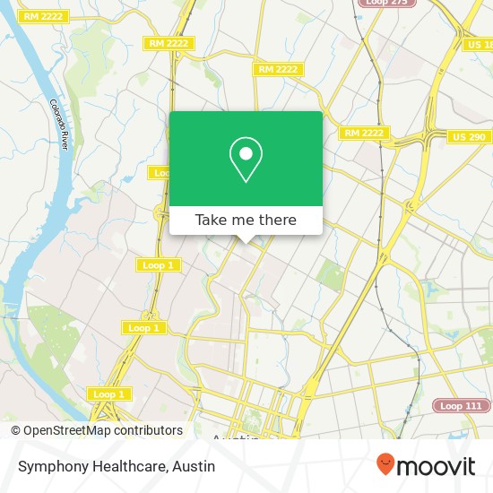 Symphony Healthcare map