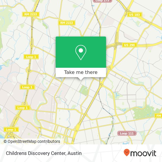 Childrens Discovery Center map