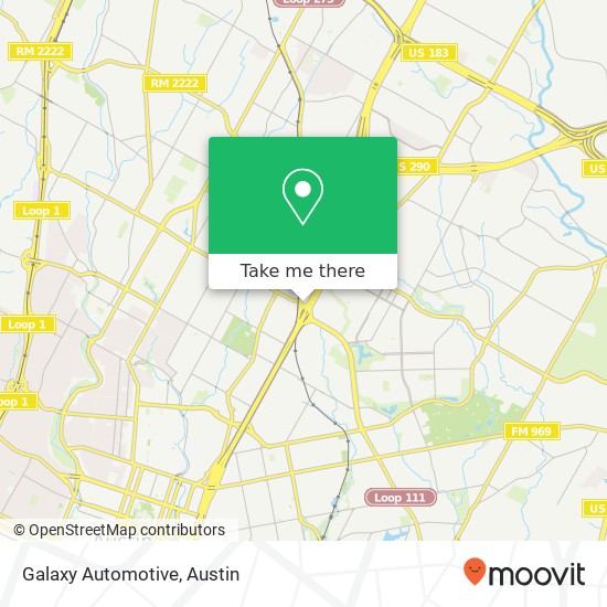 Mapa de Galaxy Automotive