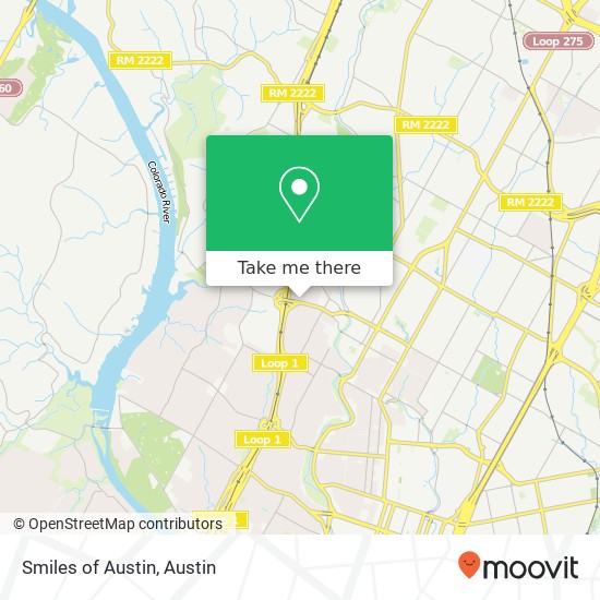 Smiles of Austin map