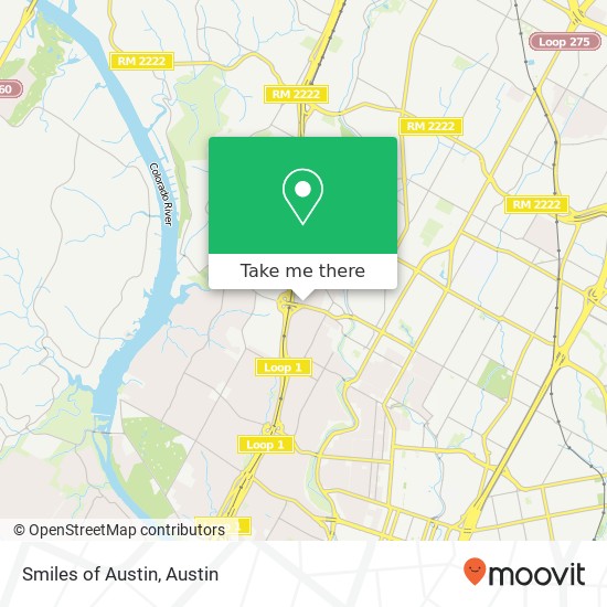 Mapa de Smiles of Austin