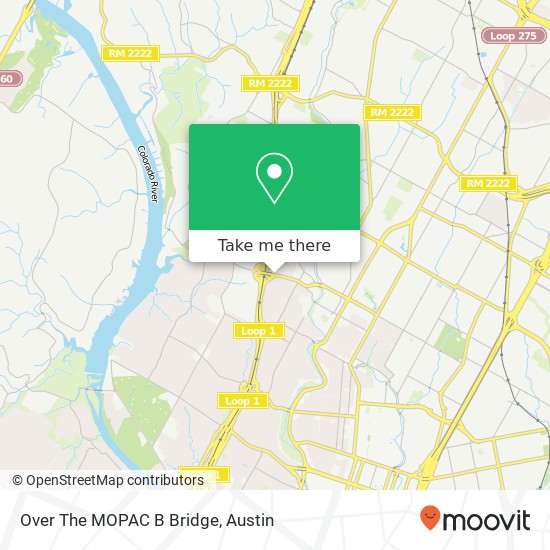 Over The MOPAC B Bridge map