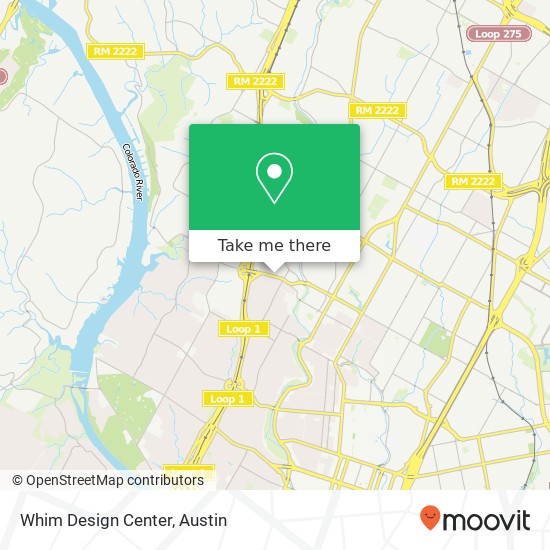 Mapa de Whim Design Center