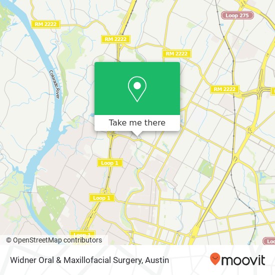 Widner Oral & Maxillofacial Surgery map