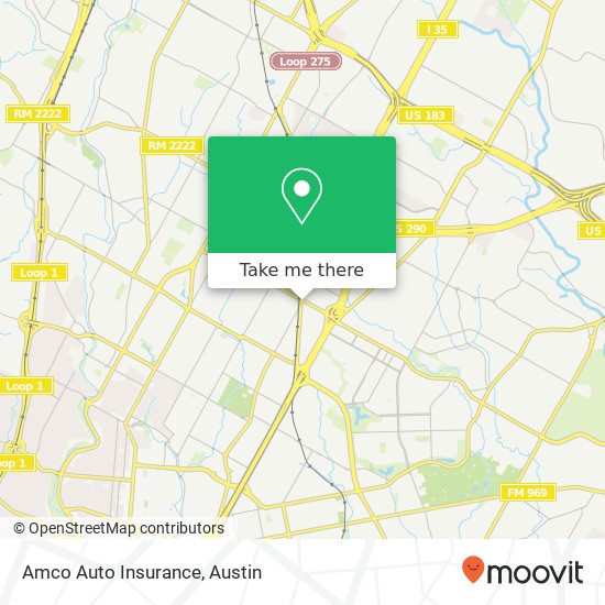 Mapa de Amco Auto Insurance