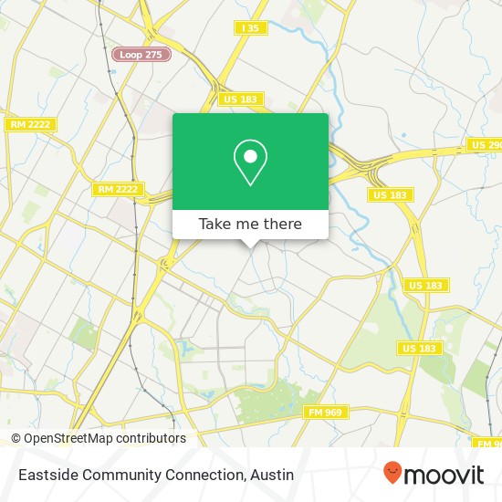 Eastside Community Connection map