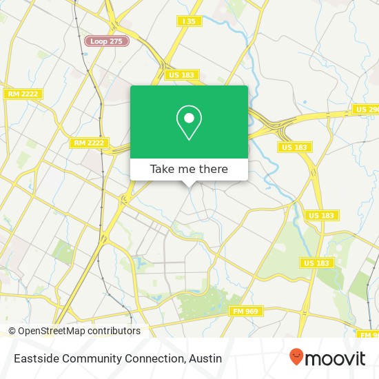 Mapa de Eastside Community Connection