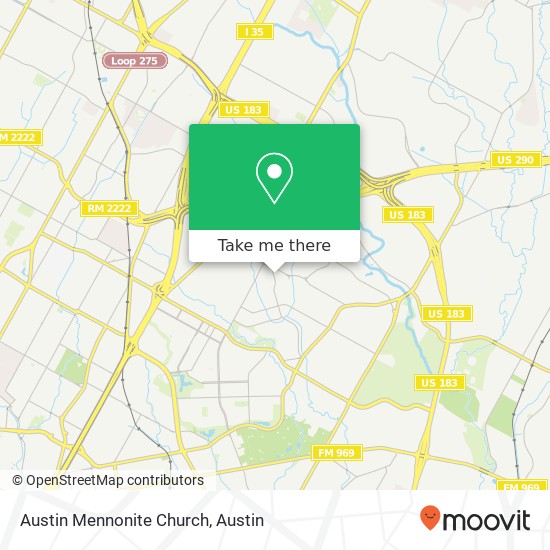 Mapa de Austin Mennonite Church