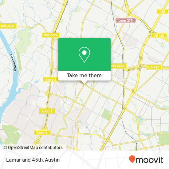 Mapa de Lamar and 45th