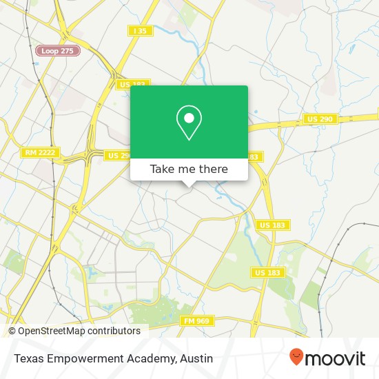 Mapa de Texas Empowerment Academy