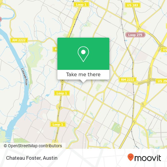 Chateau Foster map