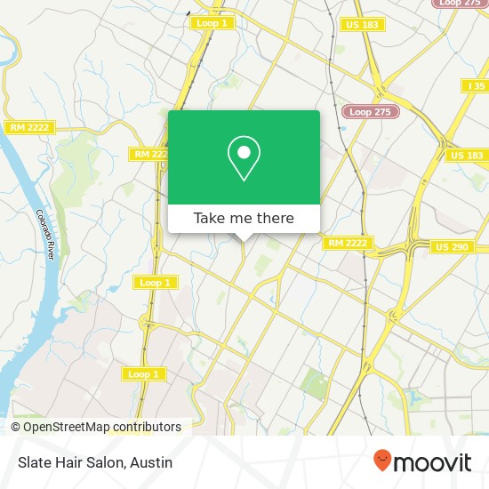 Mapa de Slate Hair Salon