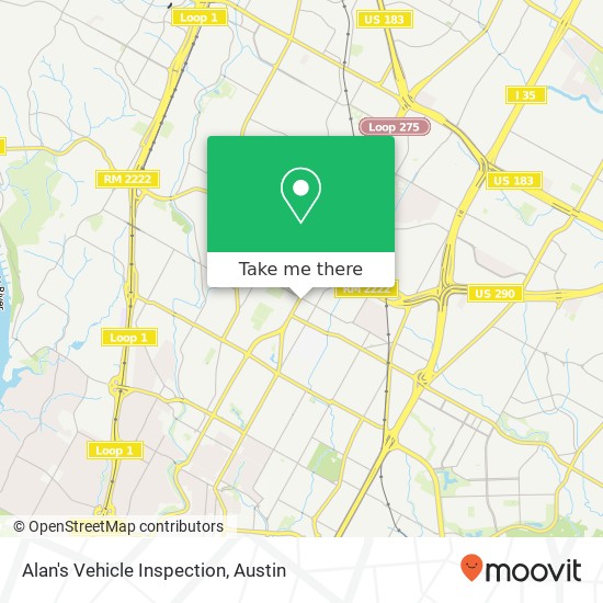 Mapa de Alan's Vehicle Inspection
