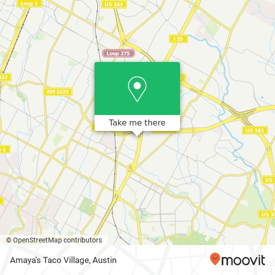Amaya's Taco Village map