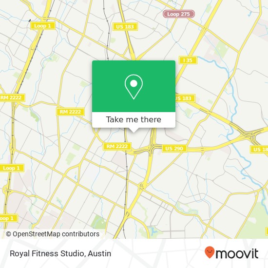 Mapa de Royal Fitness Studio