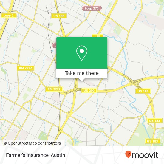 Farmer's Insurance map