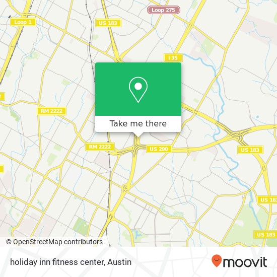 Mapa de holiday inn fitness center