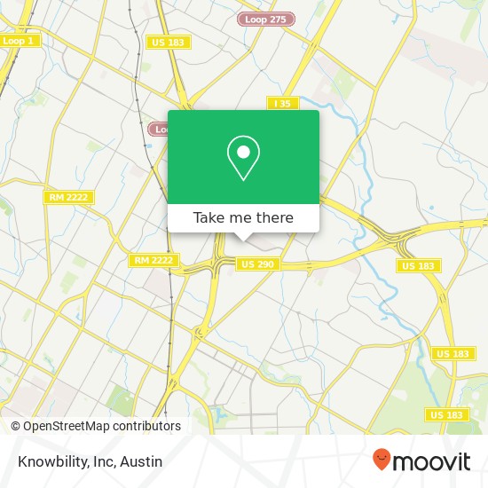 Knowbility, Inc map