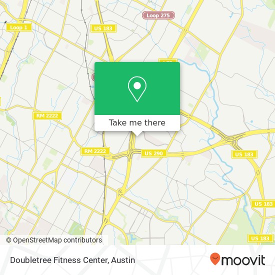 Mapa de Doubletree Fitness Center