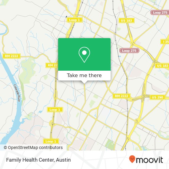 Mapa de Family Health Center