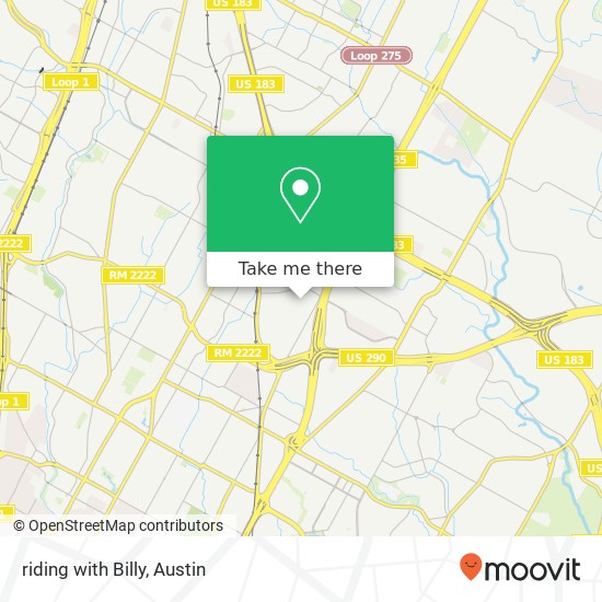 Mapa de riding with Billy