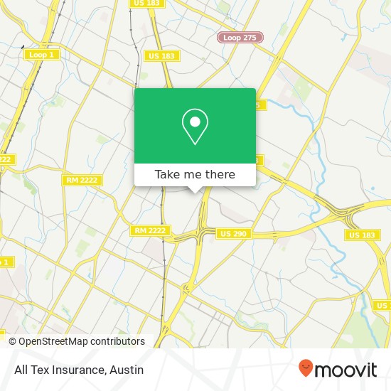 All Tex Insurance map