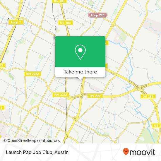 Mapa de Launch Pad Job Club