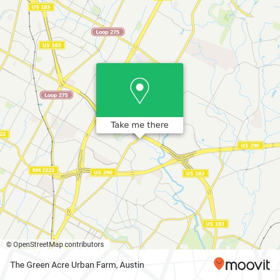 Mapa de The Green Acre Urban Farm