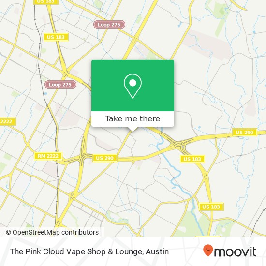 Mapa de The Pink Cloud Vape Shop & Lounge