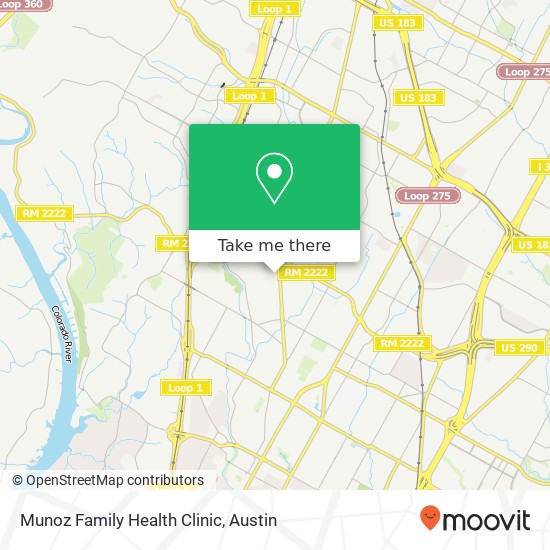 Mapa de Munoz Family Health Clinic