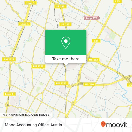 Mapa de Mboa Accounting Office