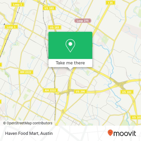 Haven Food Mart map