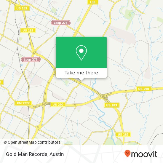 Gold Man Records map