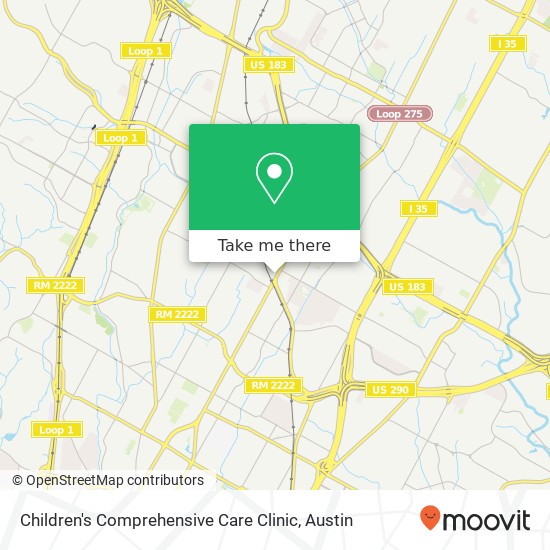 Mapa de Children's Comprehensive Care Clinic