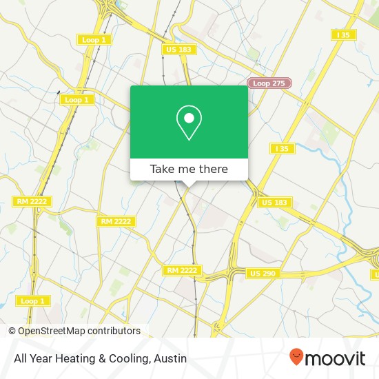 All Year Heating & Cooling map