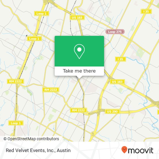 Red Velvet Events, Inc. map