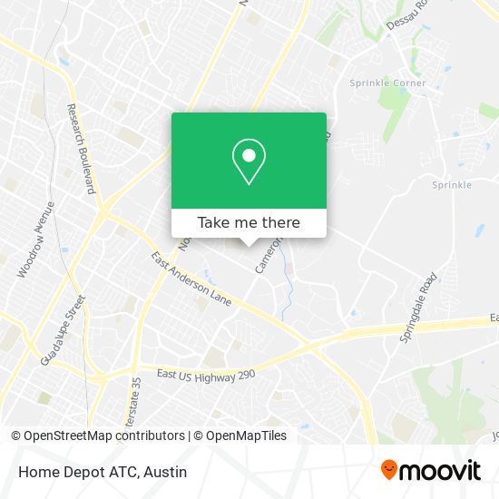 Home Depot ATC map