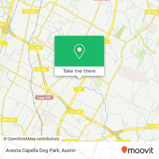 Mapa de Avesta Capella Dog Park