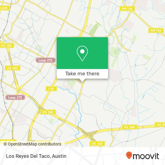 Los Reyes Del Taco map