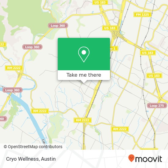 Cryo Wellness map