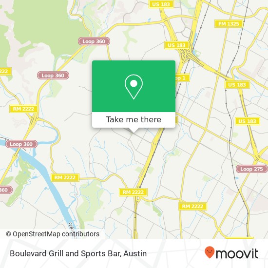 Boulevard Grill and Sports Bar map