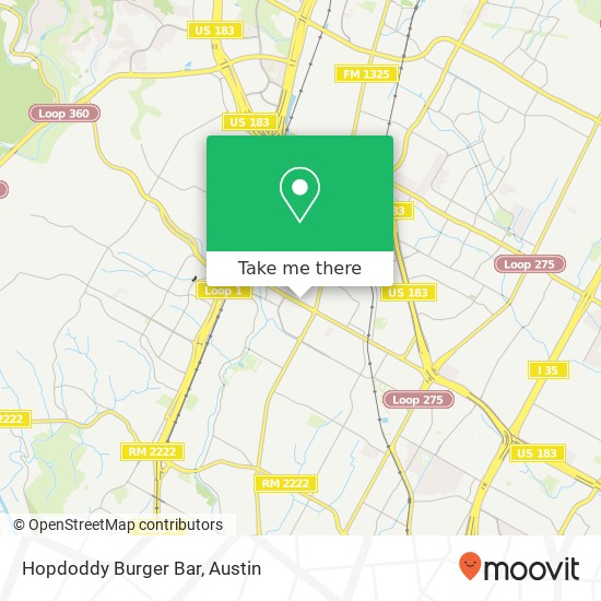 Hopdoddy Burger Bar map