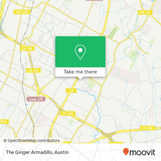 The Ginger Armadillo map