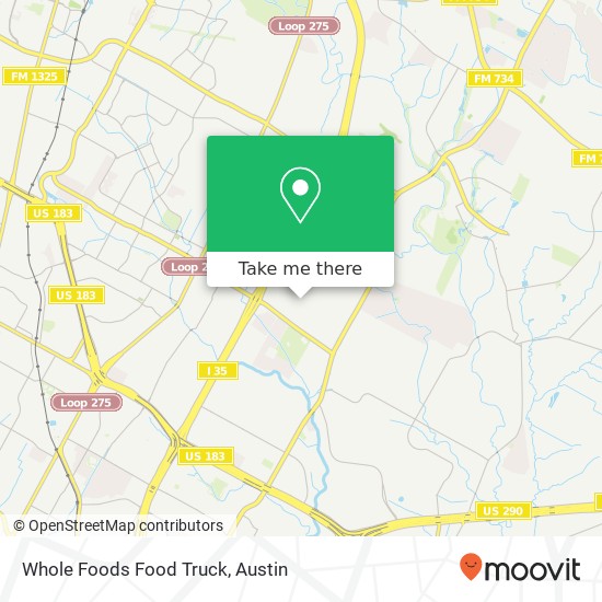 Whole Foods Food Truck map